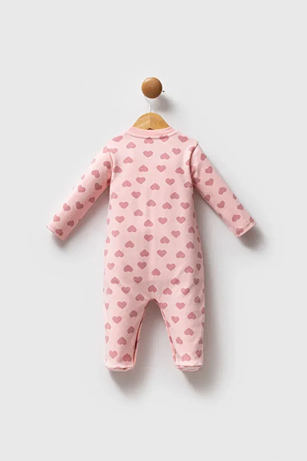 Детский комбинезон для девочек хлопковый U.S. Polo Assn., Pink — фото 3