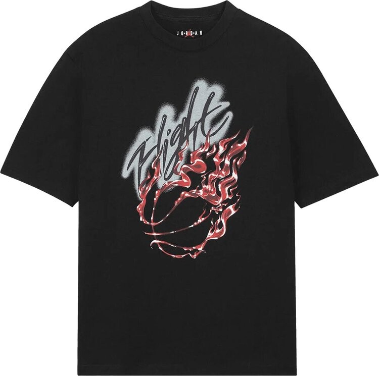 

Футболка Air Jordan x Travis Scott Flight Graphic T-Shirt 'Black', черный