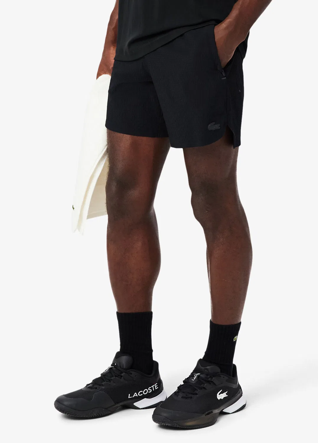 Шорты Relaxed Fit Lacoste, black — фото 4