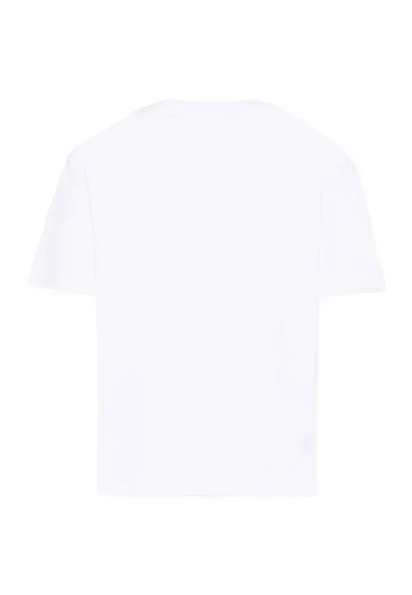 Футболка с принтом Print T-shirt Msgm, белый — фото 2
