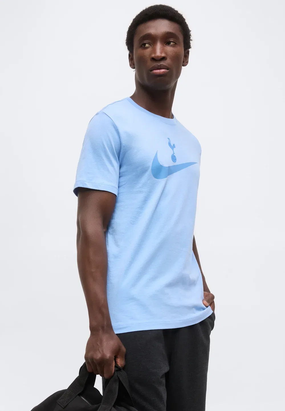 Футболка с эмблемой футбольного клуба «Тоттенхэм» - клубная одежда Nike Performance, Light Blue — фото 4