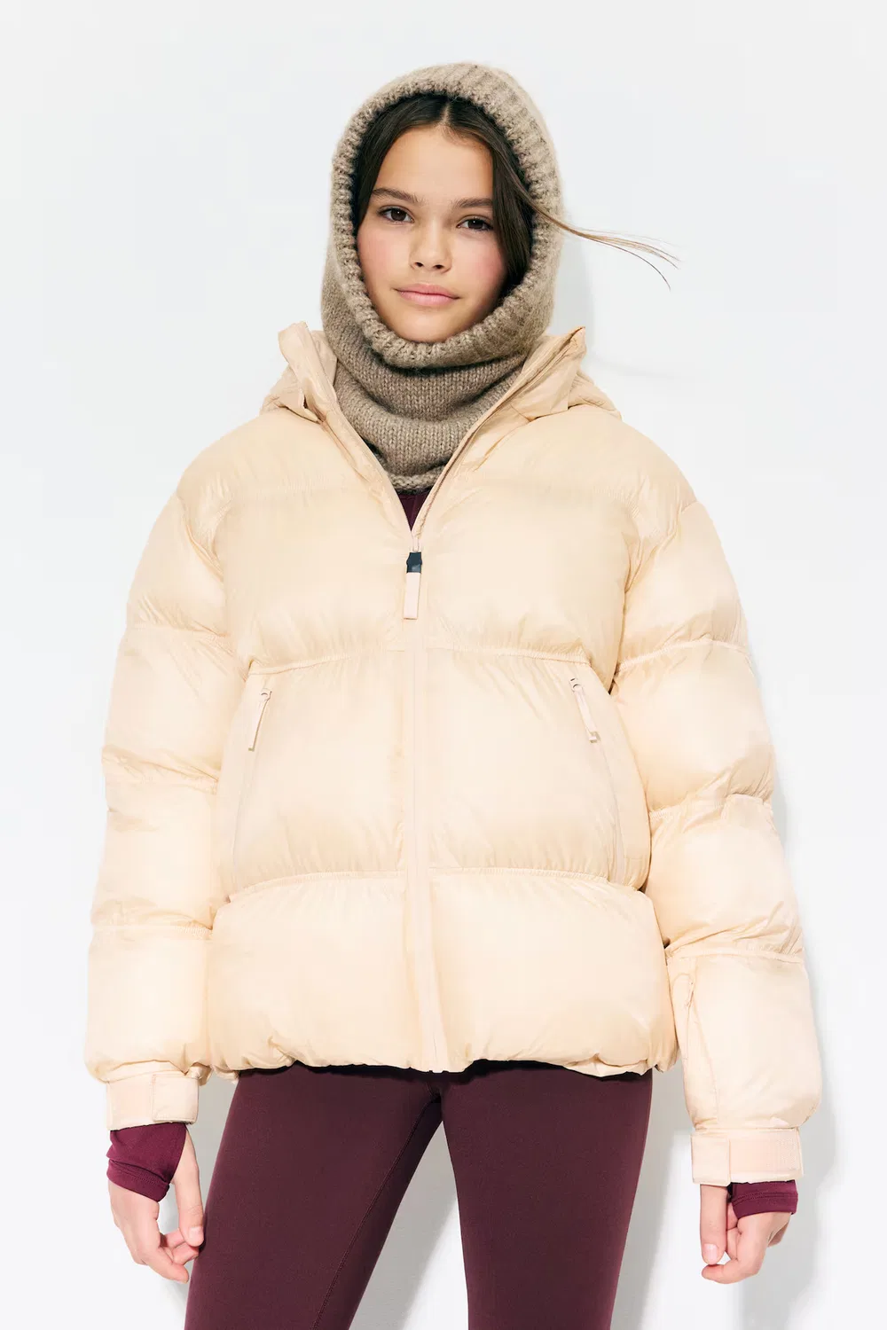 Пуховая куртка с термоизоляцией H&M, Beige