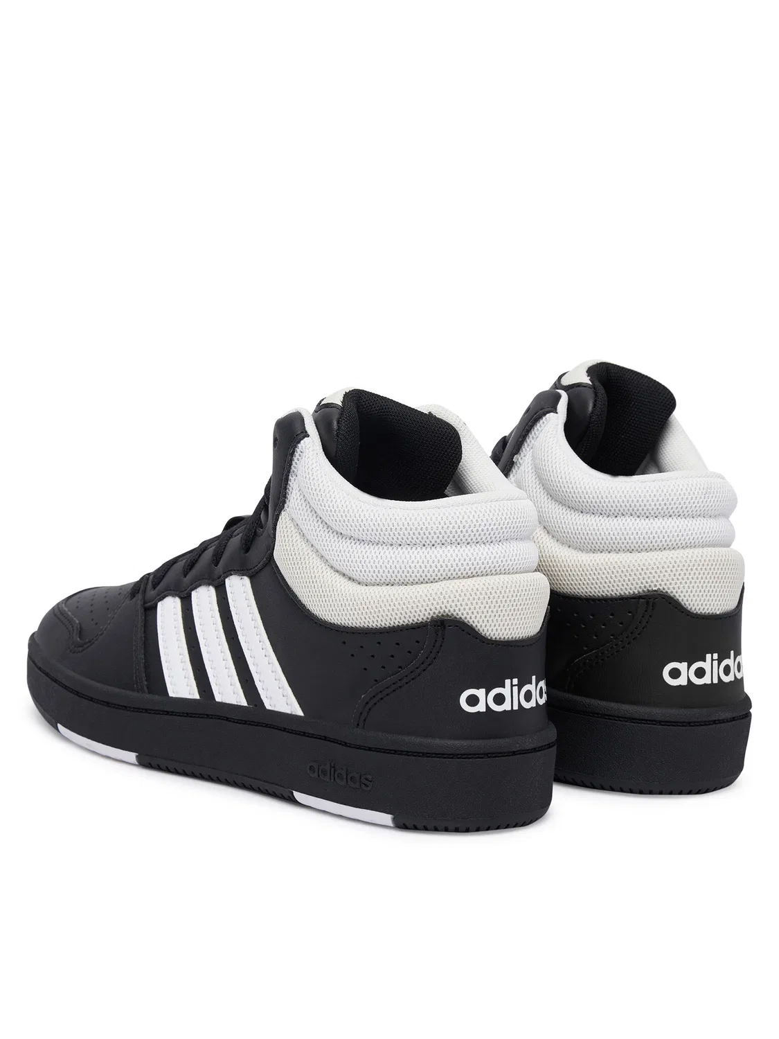Кроссовки для мальчика Hoops Mid Classic Shoes Adidas, черный — фото 3