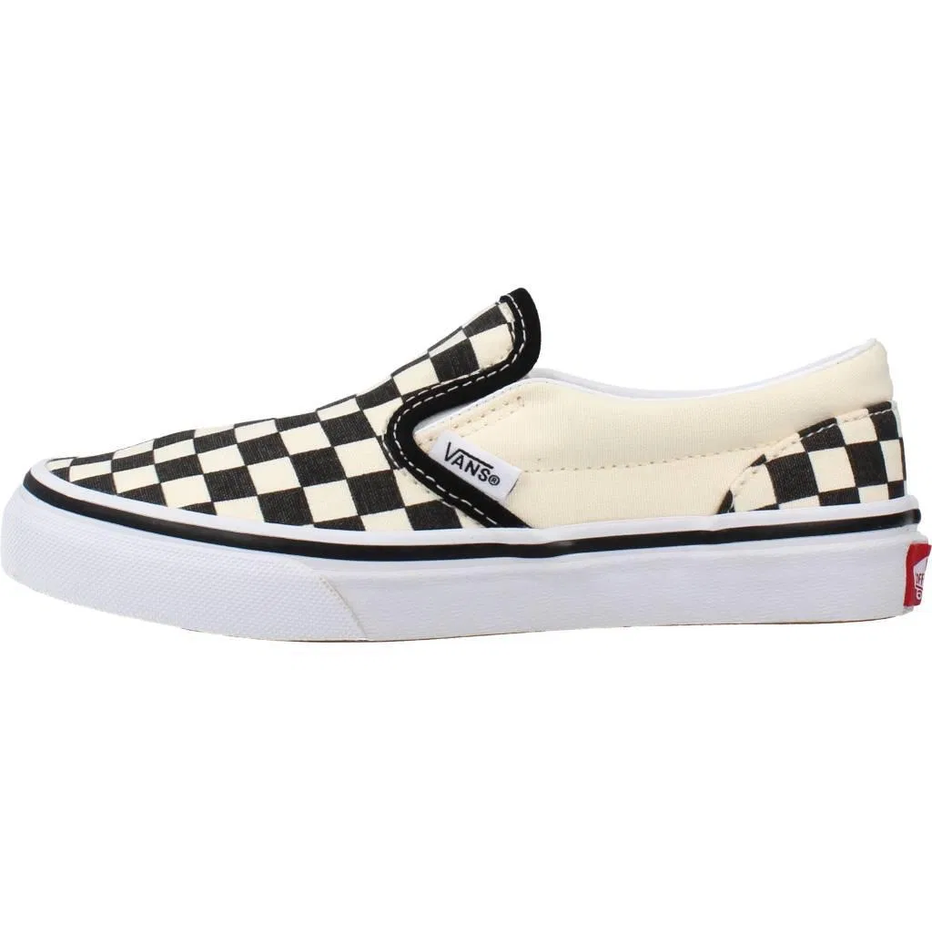 Детские кеды Vans Classic Slip-On, Weiss Schwarz — фото 2