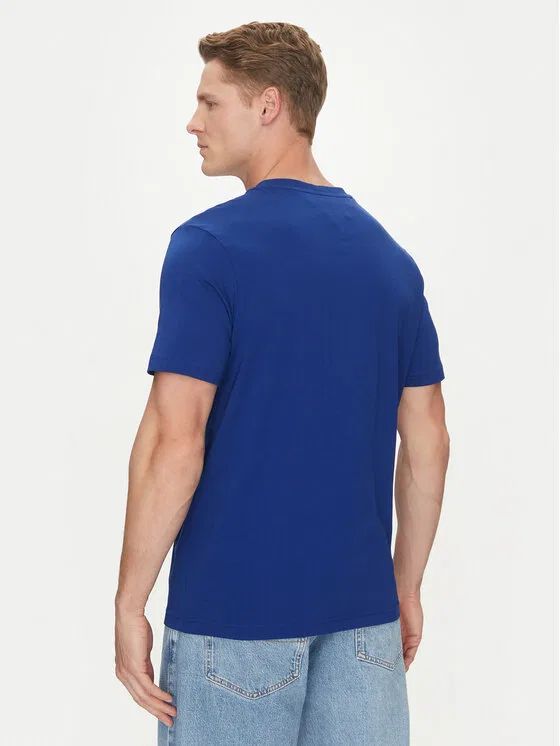 Футболка regular fit Center Stack Tommy Hilfiger, синий — фото 3