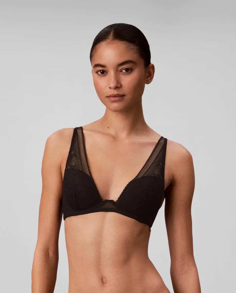 Женский бюстгальтер, Escotado Preformado, Calvin Klein, черный