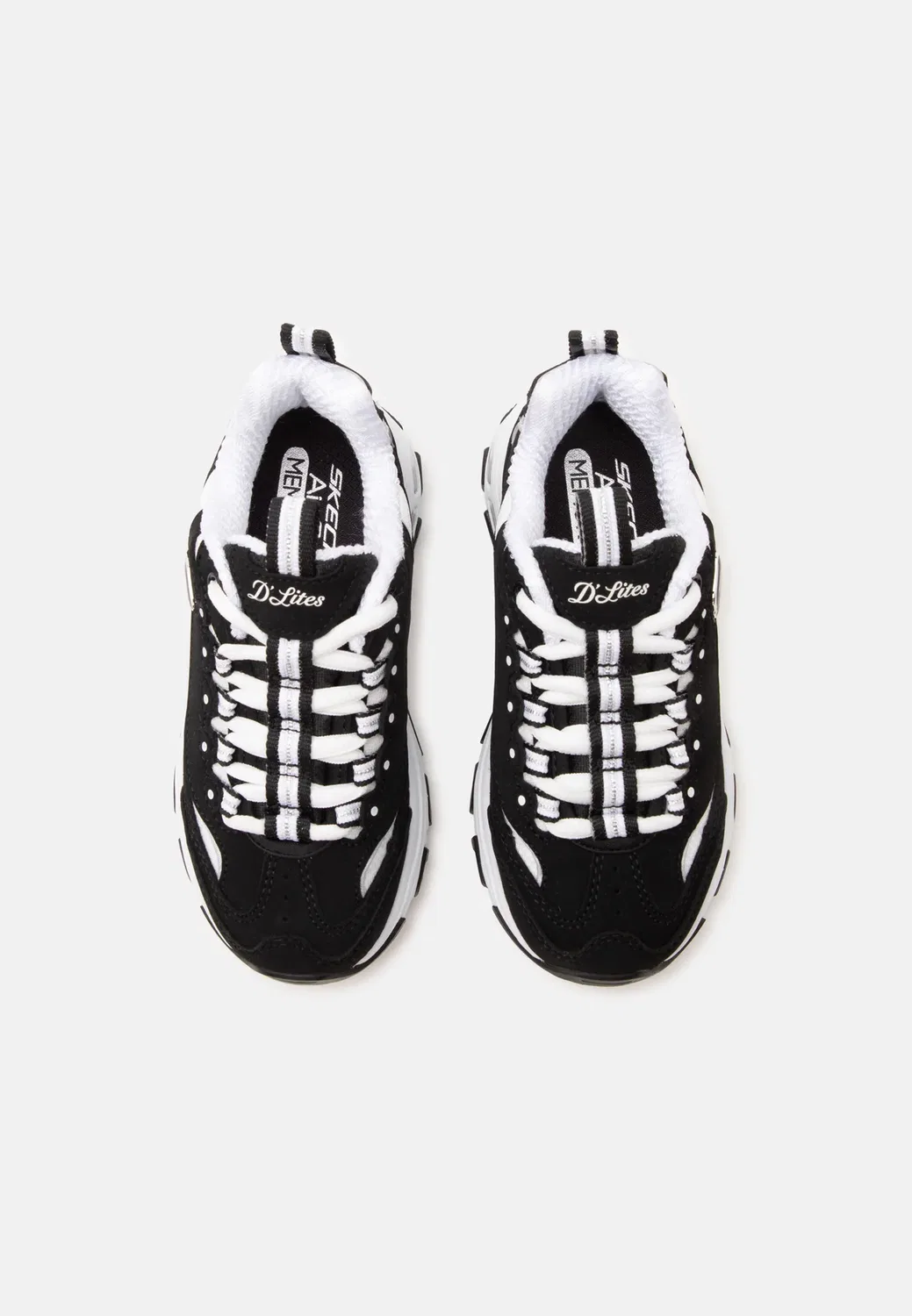 Dlites - кроссовки Skechers, Black/White — фото 4