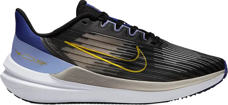 

Кроссовки Nike Wmns Air Winflo 9 'Black Lapis Yellow', черный