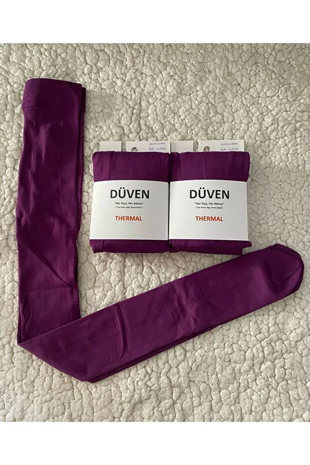Детский термо-колготки для мальчиков 2-комплект Düven, Purple