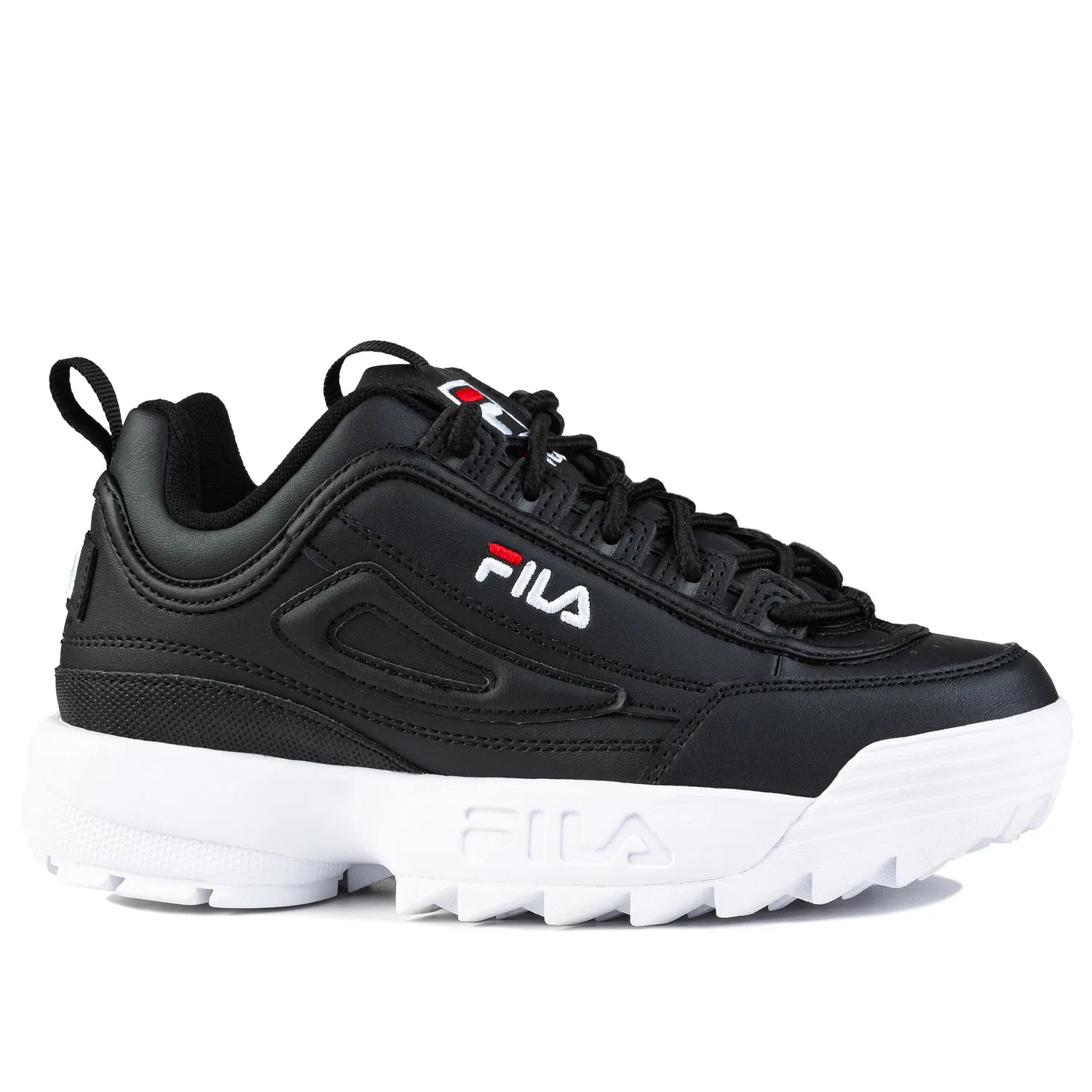 Детские кроссовки Fila Disruptor Kids, Schwarz Weiss — фото 2