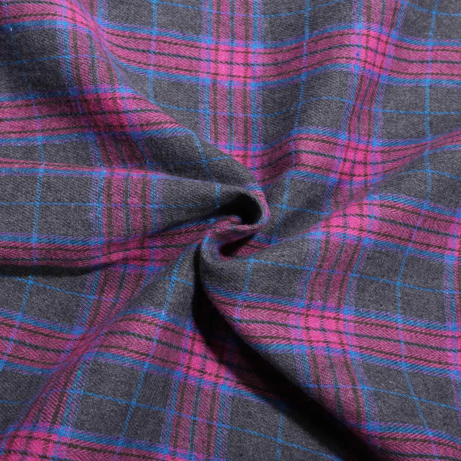 Женская куртка-халат с принтом Plaid Patchwork, без рукавов, Purple — фото 2