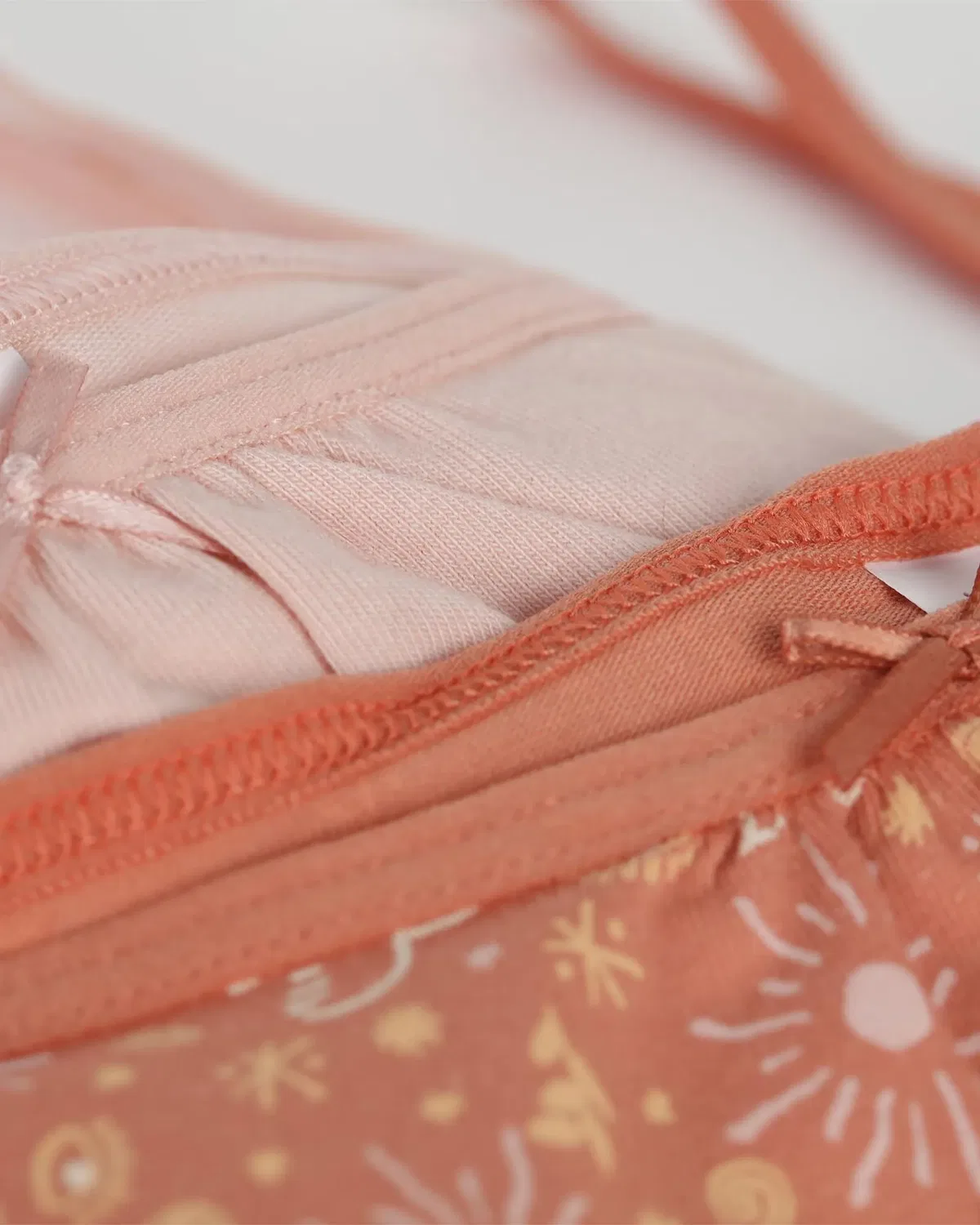 Детский топ-бралетт для девочек из хлопка Les Pockets Dim, Multicolor — фото 2