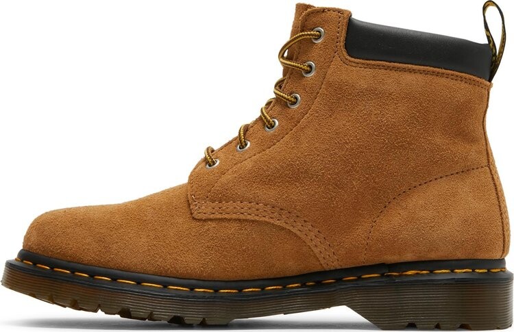Ботинки мужские Dr. Martens x Stussy высокие кожаные, коричневый — фото 3