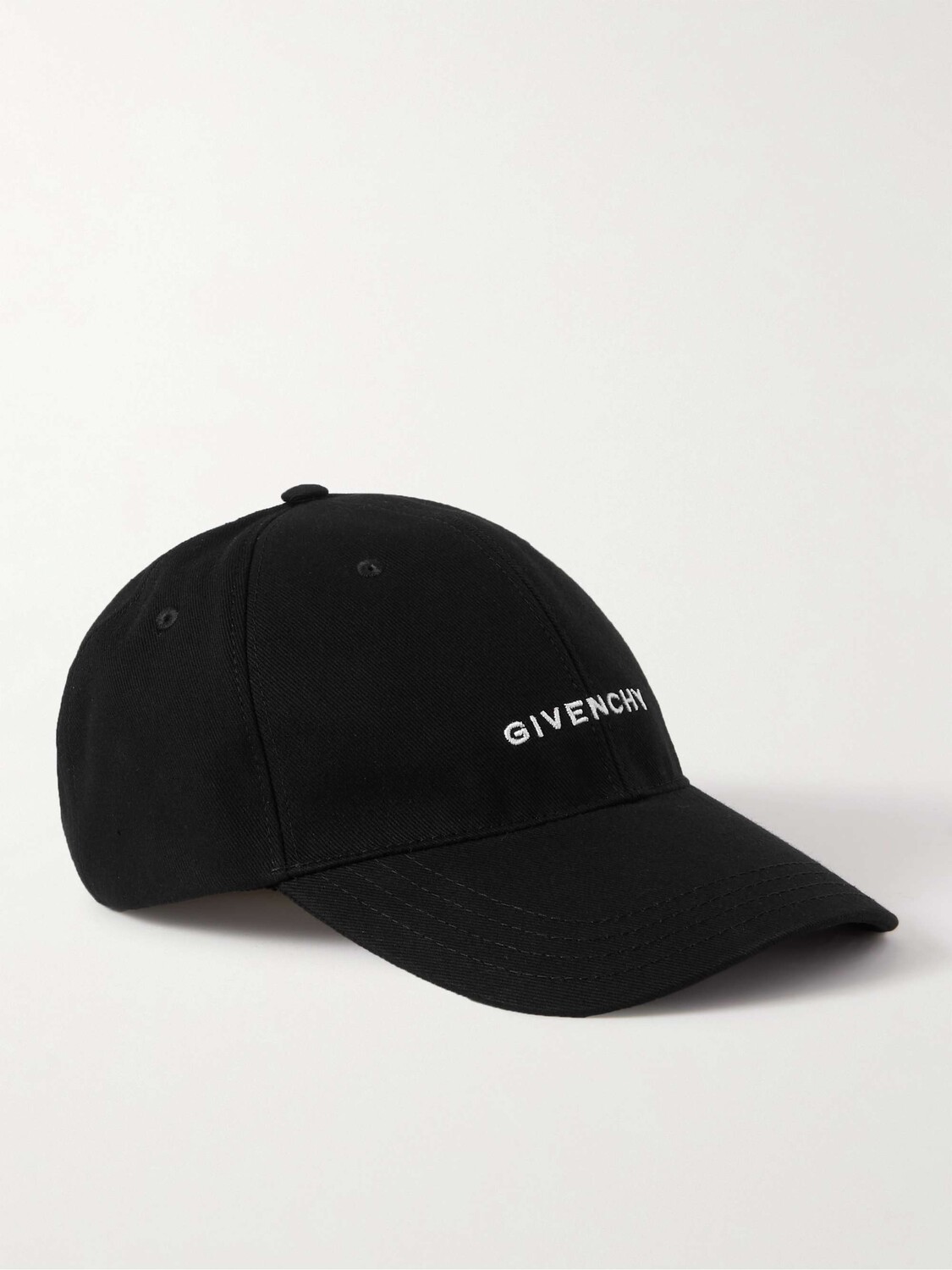 

Бейсболка из хлопкового твила с вышитым логотипом GIVENCHY, черный