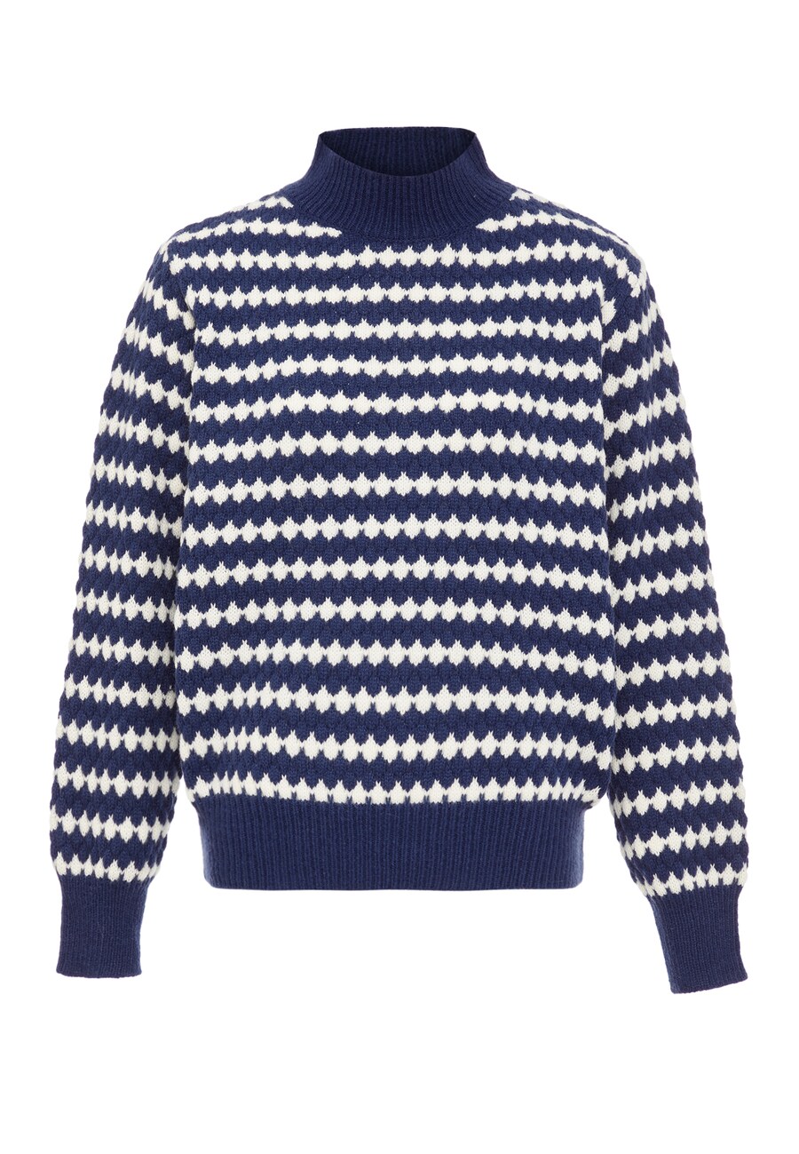 

Тонкий вязаный свитер FENIA Sweater, морской синий