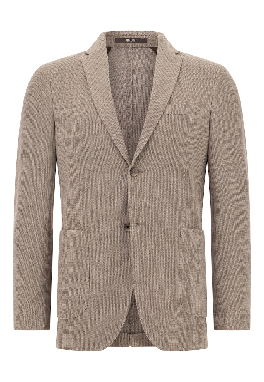 

Пиджак стандартного кроя Boggi Milano, серо-коричневый
