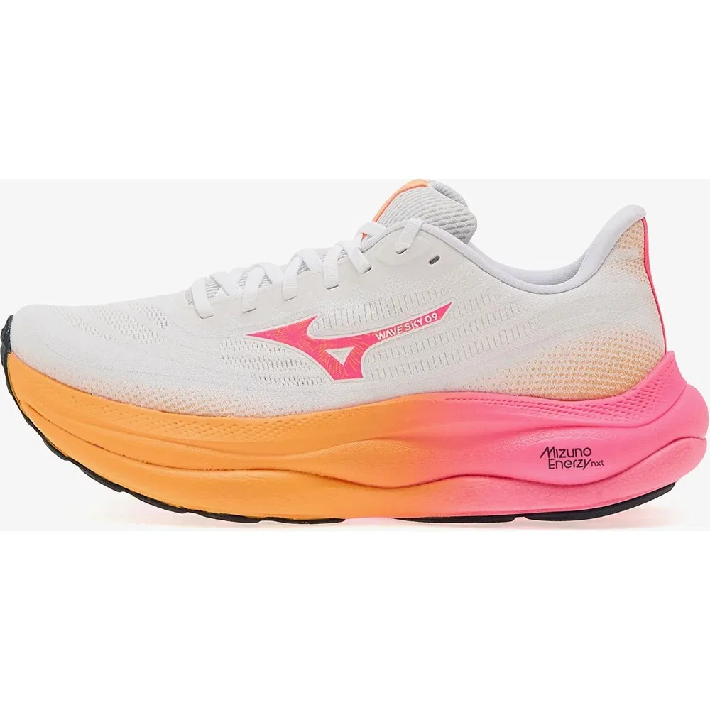 Детские кроссовки для бега Wave Sky 9 Unisex Белый Mizuno — фото 4