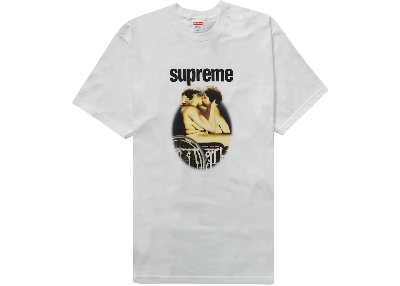 Мужская футболка с принтом Supreme Tee (SS23), White