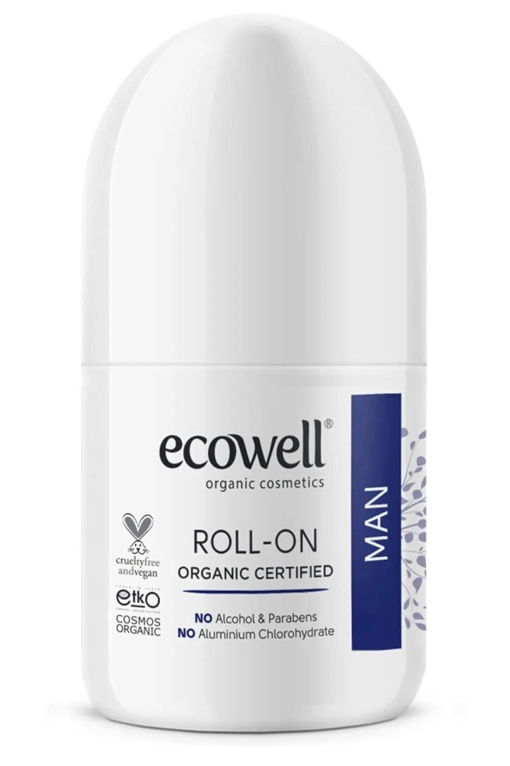 Роликовый дезодорант Ecowell Organic Roll-On, 75 мл
