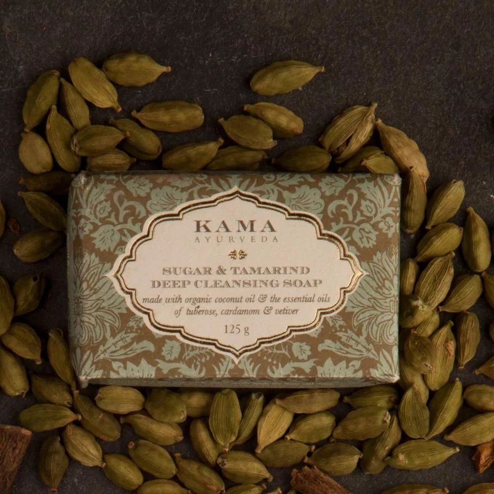 Очищающее мыло Sugar and Tamarind, KAMA AYURVEDA, 125 г — фото 2