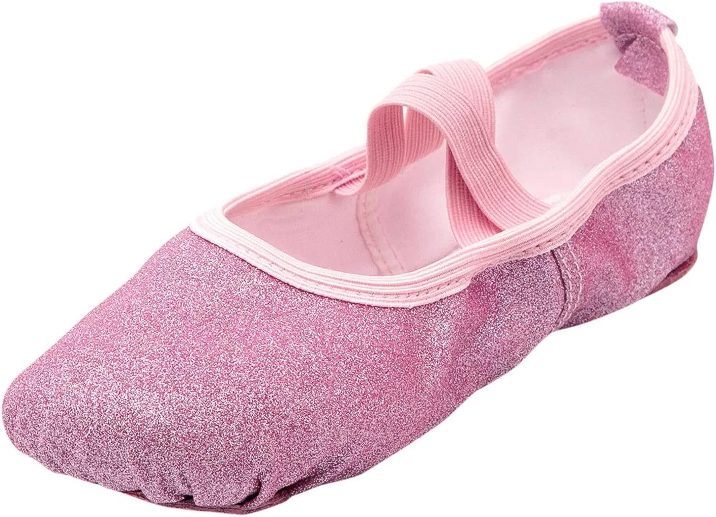 Детские балетки для девочек с блестками Ballet Shoes, Pink