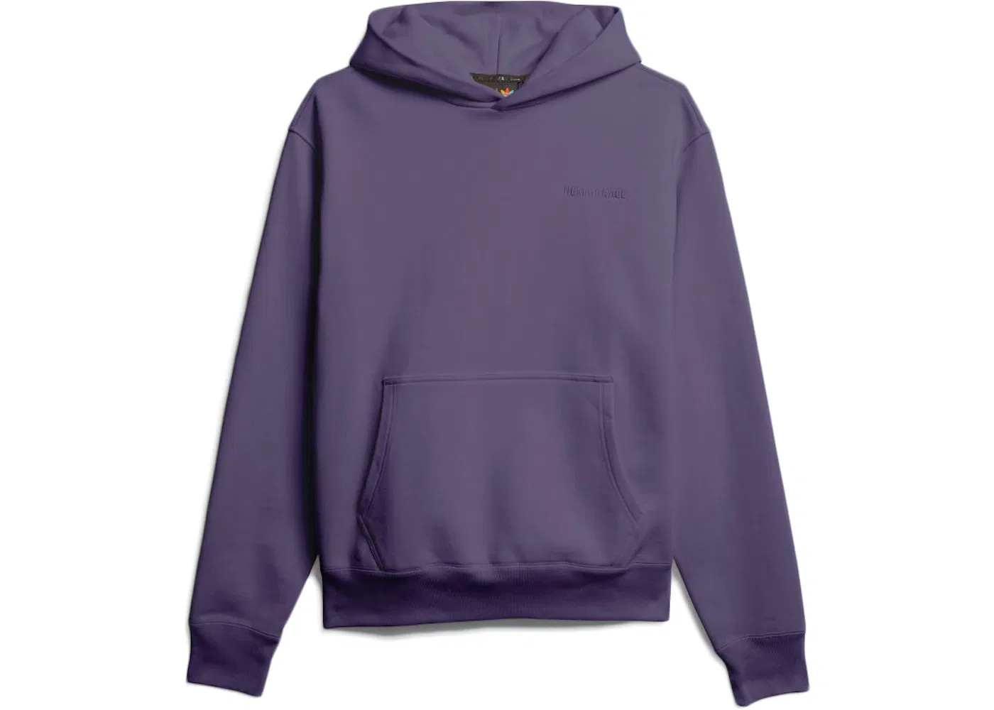 Унисекс худи с длинным рукавом Adidas Pharrell Williams Basics Hoodie, Tech Purple