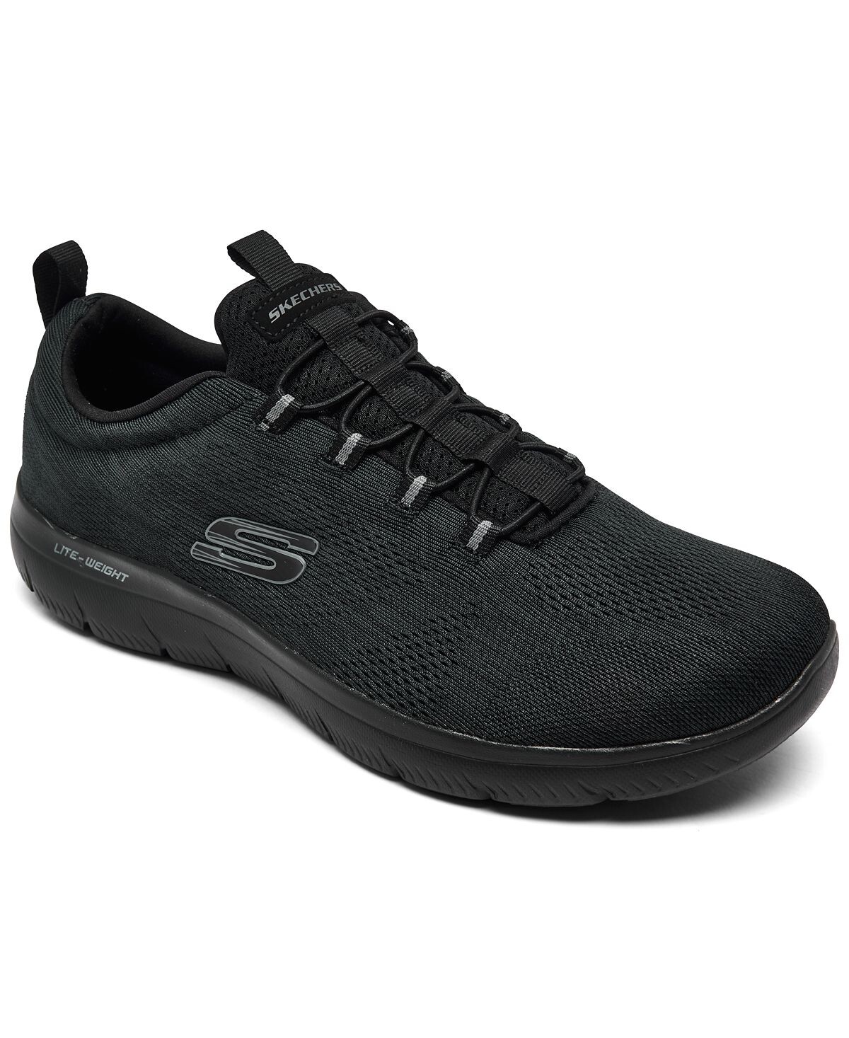 

Мужские саммиты - кроссовки louvin slip-on training от finish line Skechers, черный