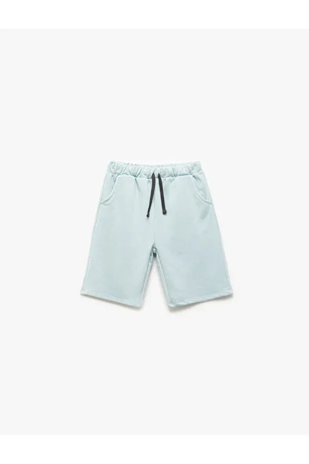 Детские шорты для мальчиков хлопковые basic Koton, Blue