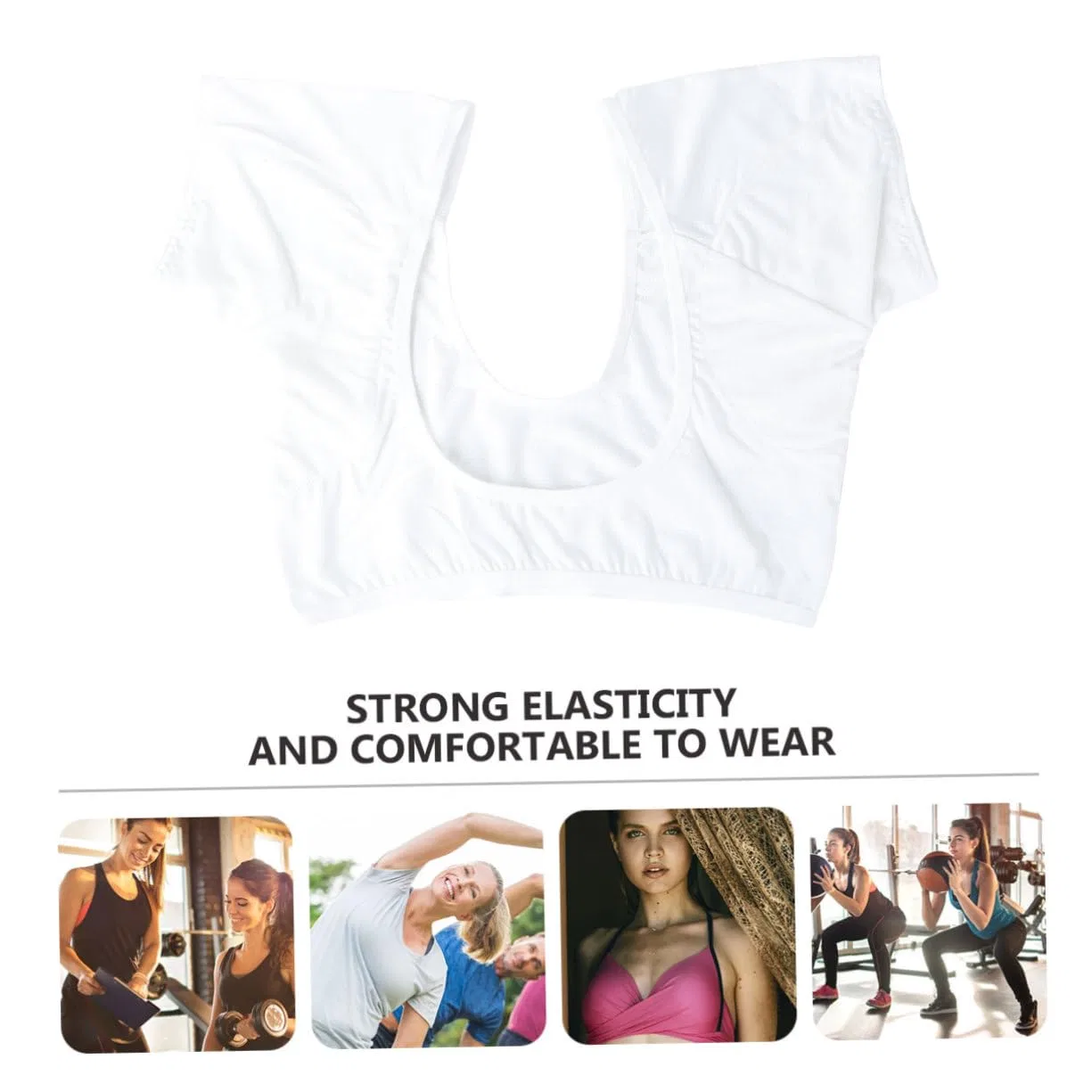Подмышечные вкладыши, 5 шт, FRCOLOR, белый — фото 3