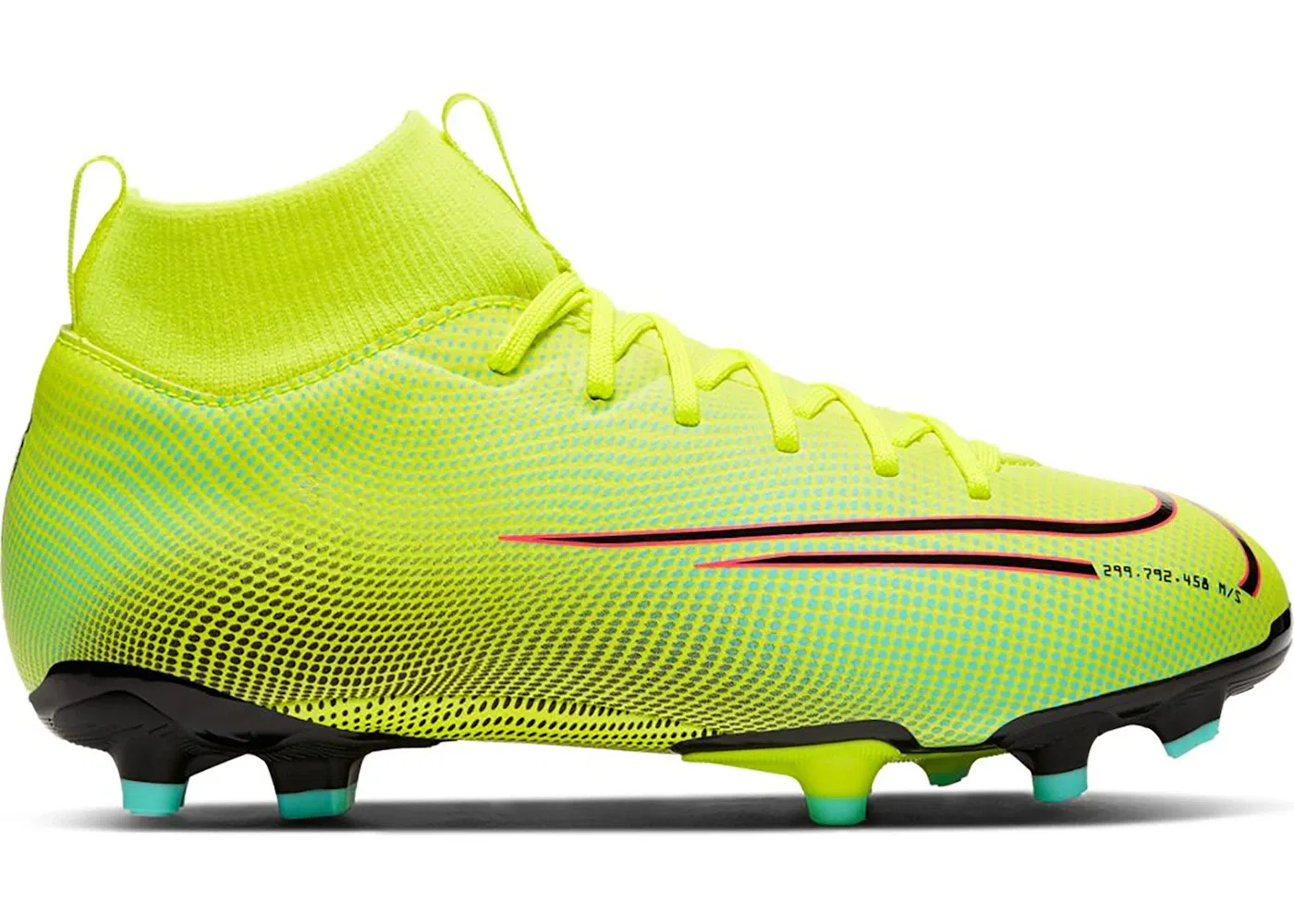 Детские бутсы Nike Mercurial Superfly 7 Academy MDS MG, Lemon Venom Aurora-Black