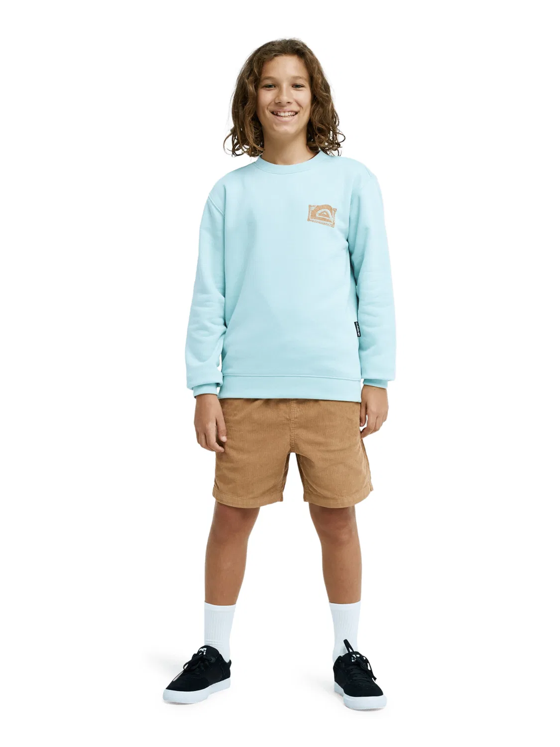 Толстовка Quiksilver небесно-голубого цвета — фото 4