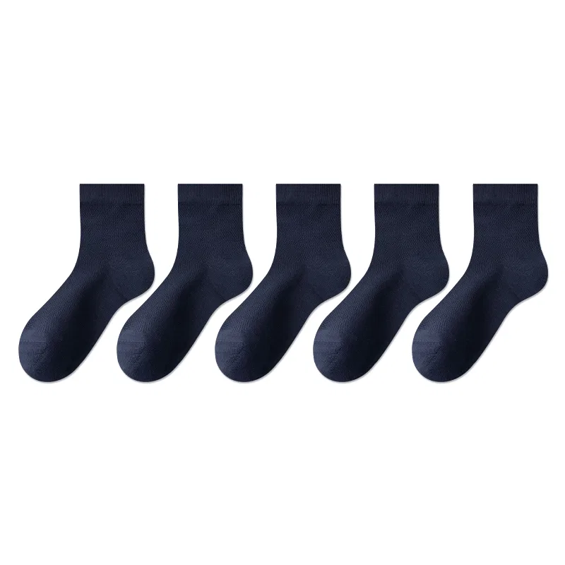 Детские носки до середины икры, набор из 5 пар, Navy Blue, MIIOW