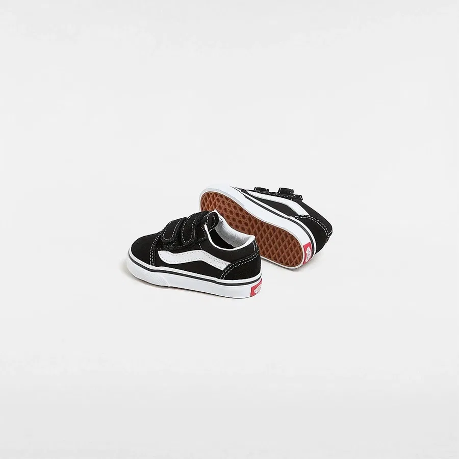 Кеды Vans Old Skool V, Бело-черный — фото 3