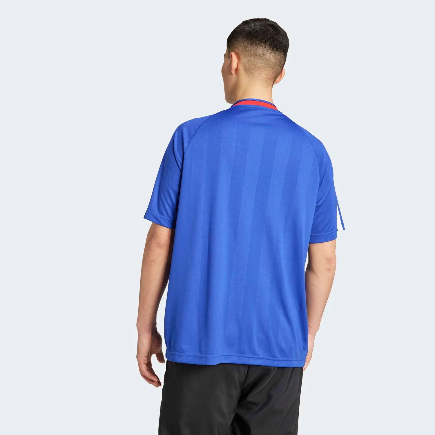 Детская футбольная футболка свободного кроя Adidas Sportswear, Semi Lucid Blue — фото 3