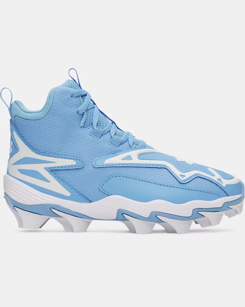 Детские бейсбольные шиповки с амортизацией EVA UA Harper 11 RM Jr. UnderArmour, Horizon Blue/White