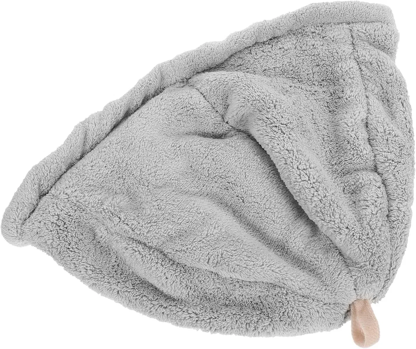 Шапочка для душа 2 шт, Coralfleece, ZONSHJDKR, серый, Grau — фото 4