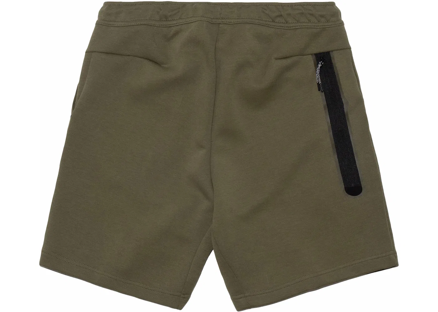 Мужские шорты из флиса Nike Sportswear Tech Fleece Shorts, Olive Green — фото 2