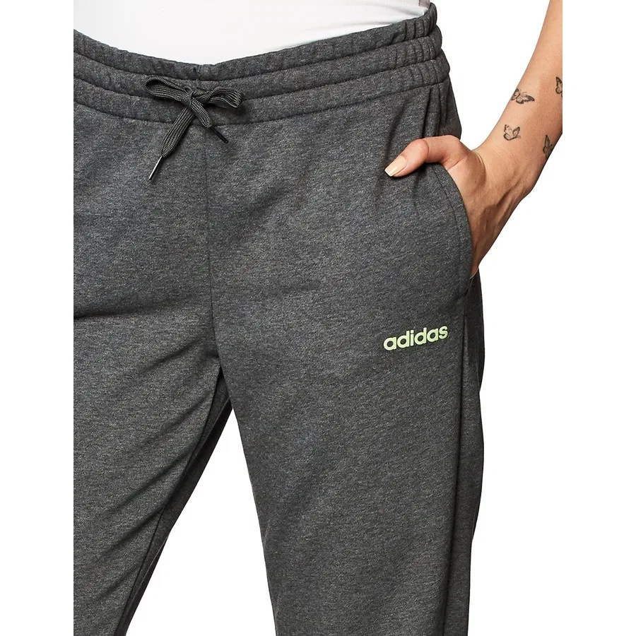 Женские спортивные брюки Essentials Plain с брендом adidas, Серый — фото 2