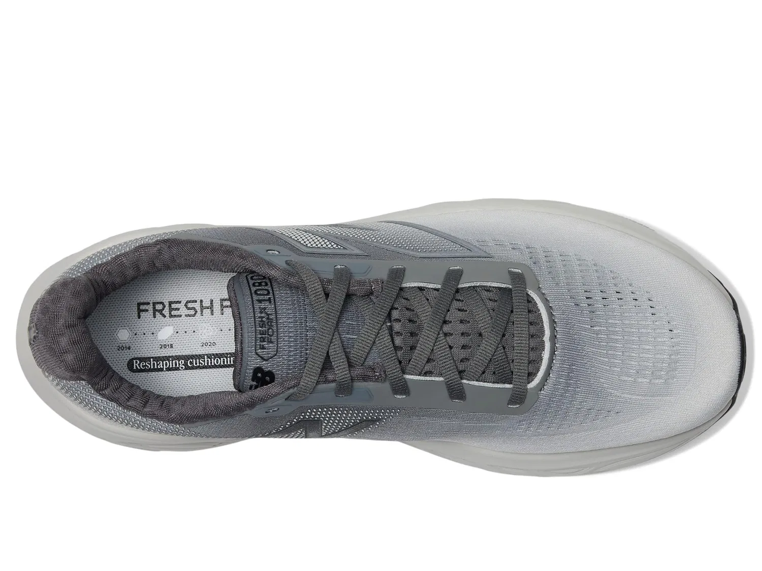 Детские беговые кроссовки Fresh Foam X 1080 V14 New Balance, Castlerock Grey Matter Black — фото 2