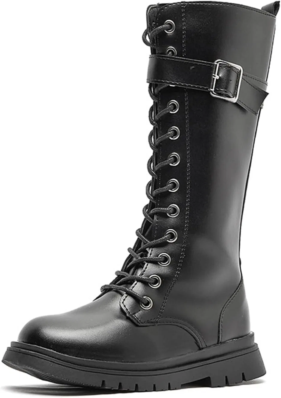 Детские сапоги для девочек с мехом NVBUKE, Black