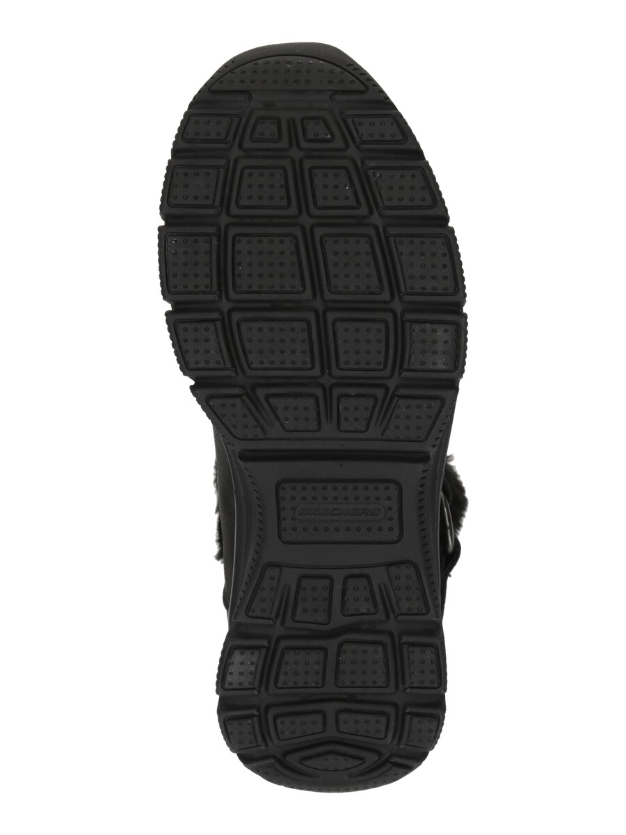 Зимние сапоги женские SKECHERS Dreamers Move из искусственной кожи и меха, черный — фото 3