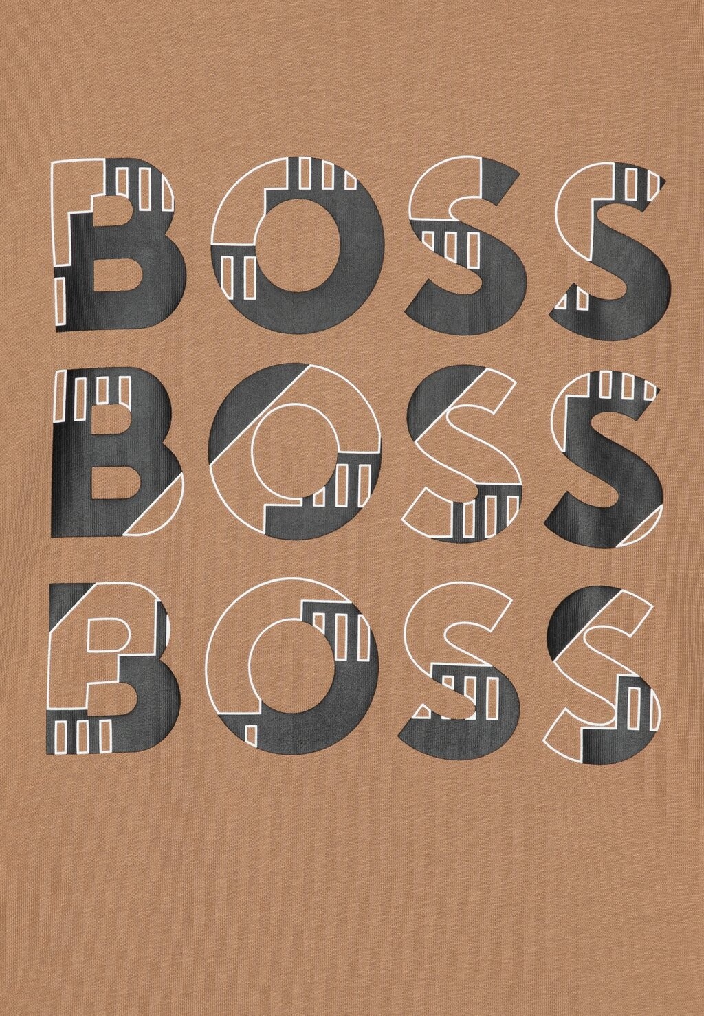 

Футболка TEE BOSS Kidswear, бежевый