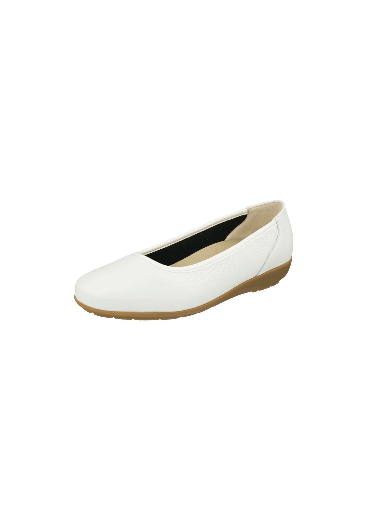 Балерина Джоанна с комфортной шириной Natural Feet, белый