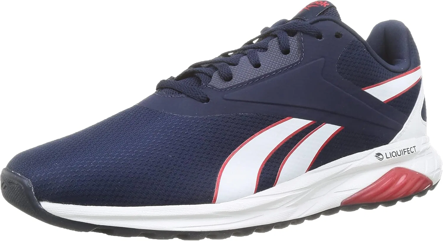 Мужские беговые кроссовки Reebok Liquifect 90, Pure Grey 1 Vector Navy Vector Red