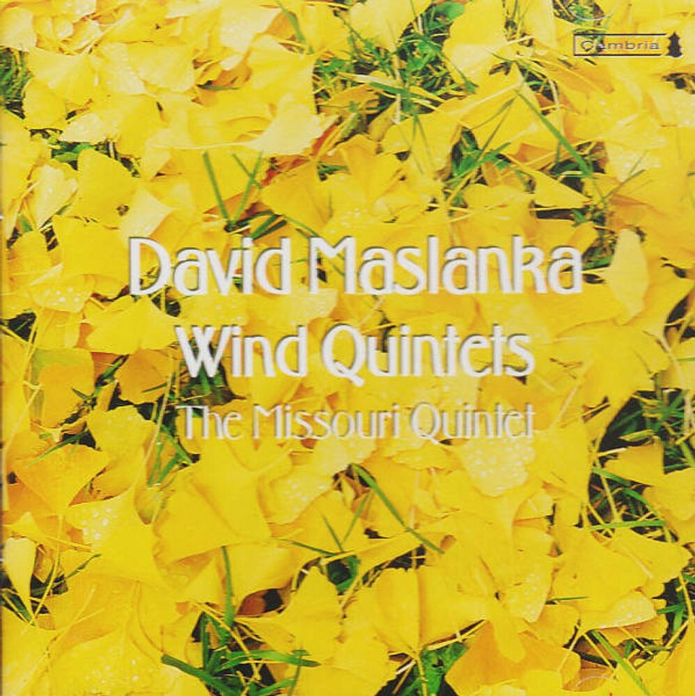 

Диск CD Maslanka: Wind Quintets 1 & 2 - David Maslanka, Missouri Quintet