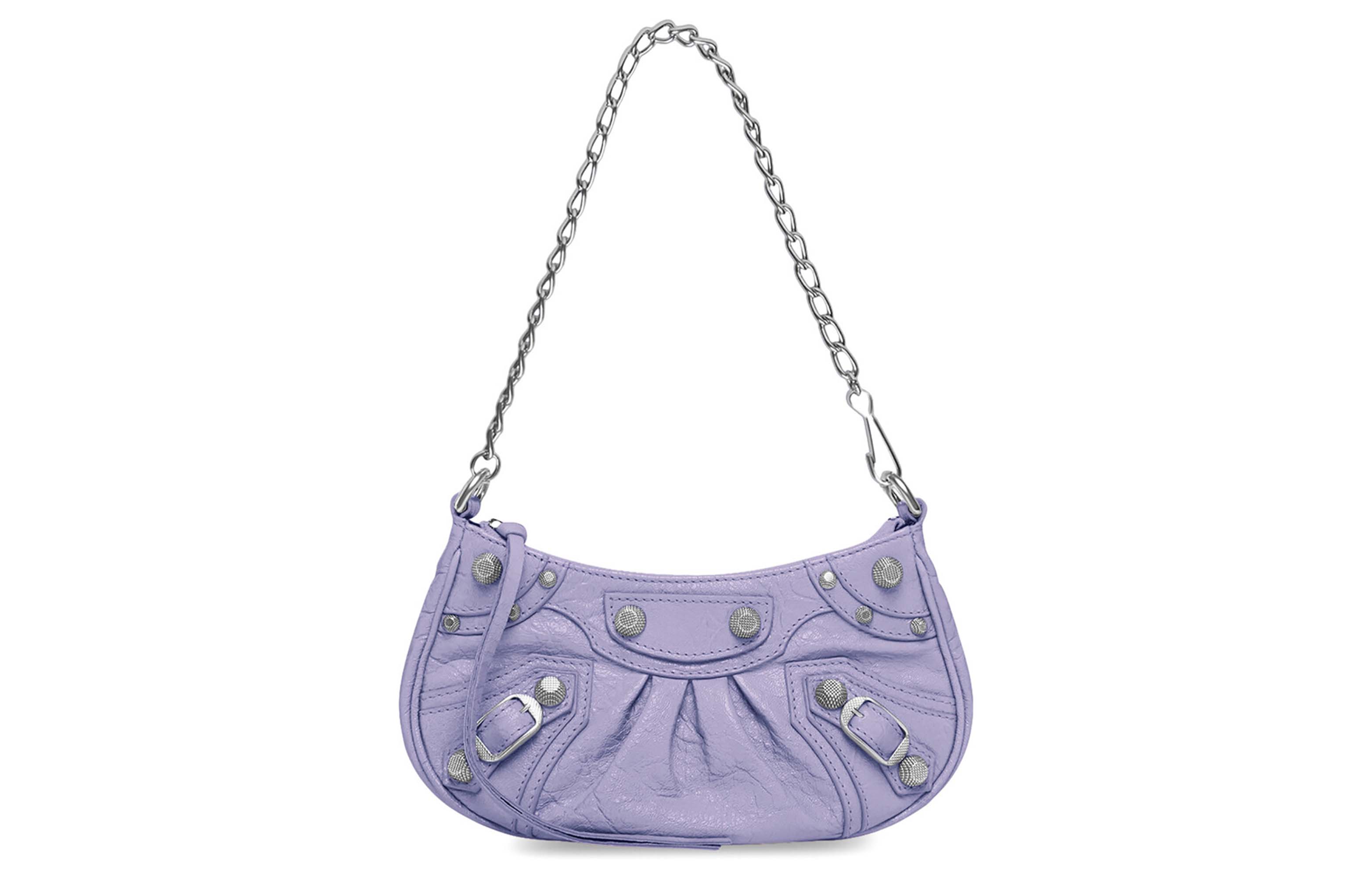 

Сумка Le Cagole Mini с цепочкой сиреневый Balenciaga