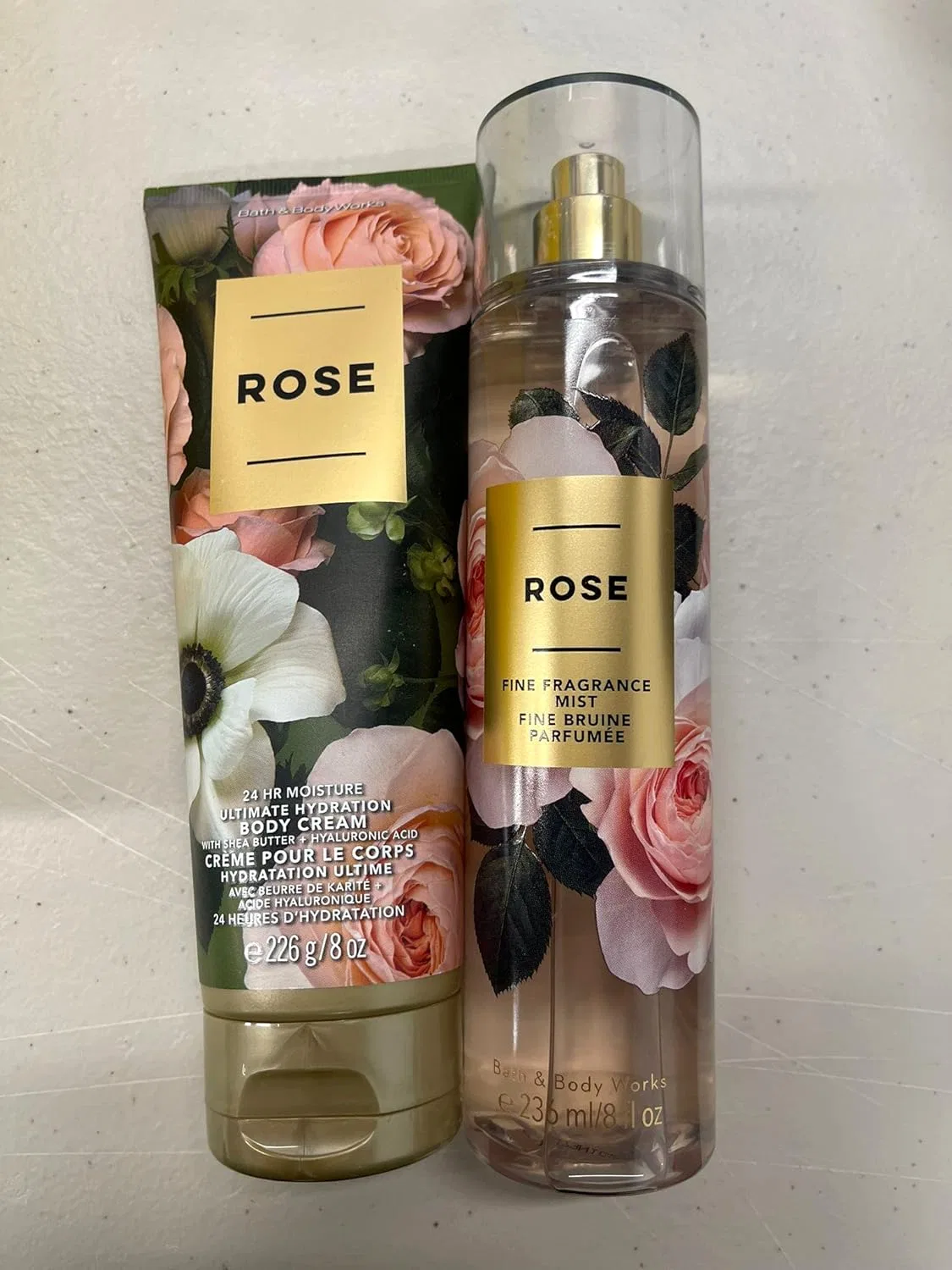 Крем для тела и туалетная вода Rose Bath & Body Works 236 мл — фото 3