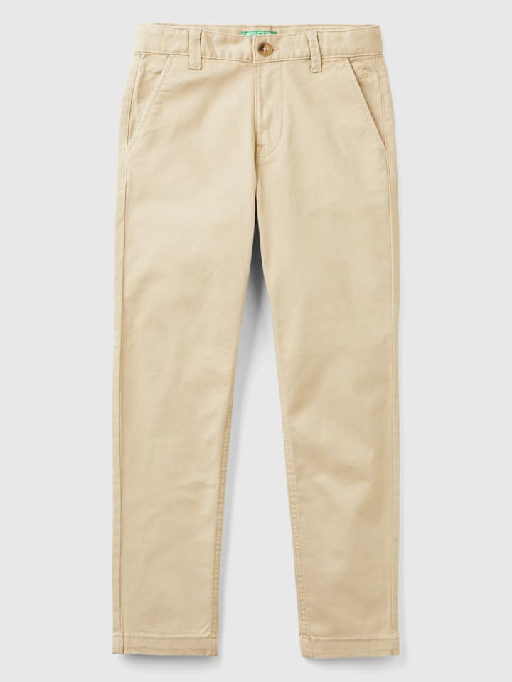 

Benetton Брюки чинос бежевого цвета