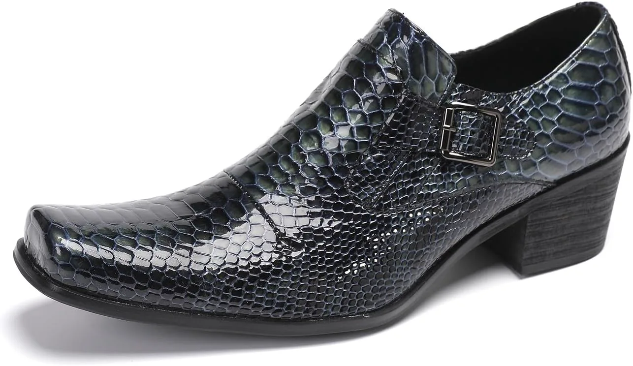 

Мужские лоферы Santimon из натуральной кожи с пряжкой, повседневные стильные туфли, черный