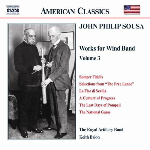

CD диск Sousa / Brion / Royal Artillery Band: Works For Wind Band, Vol. 3